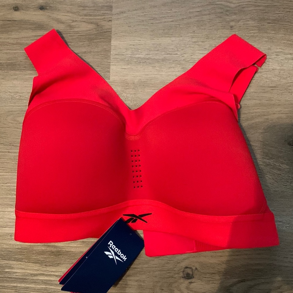 XS Red Reebok Sports bra